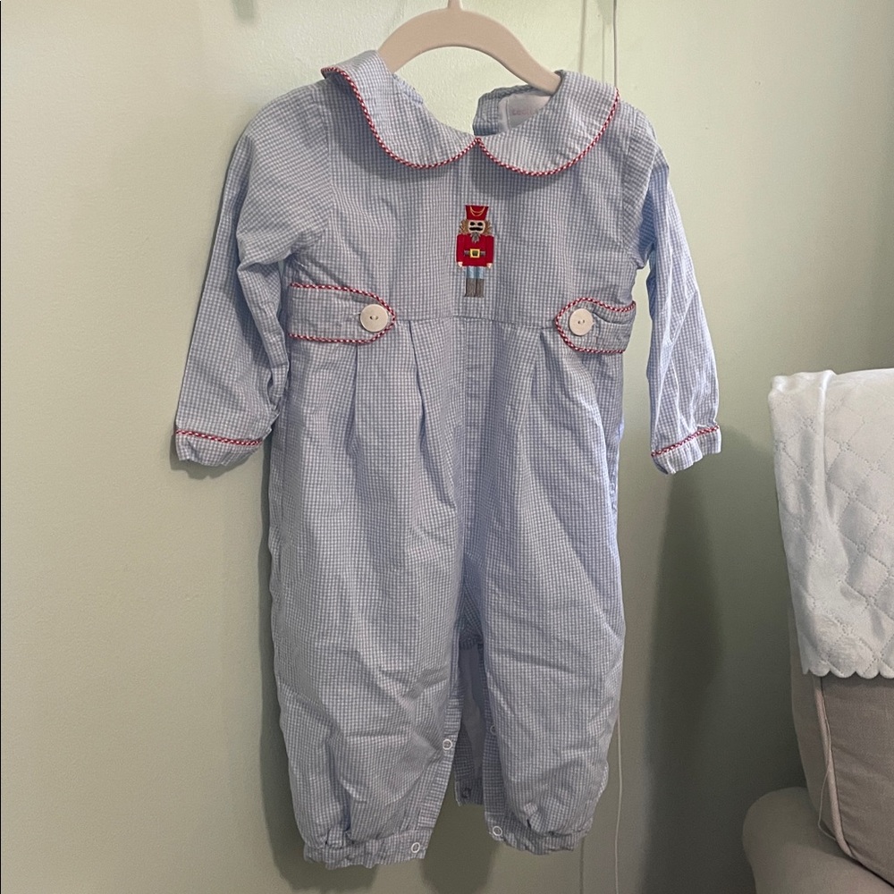 Blue Striped Kids One Piece